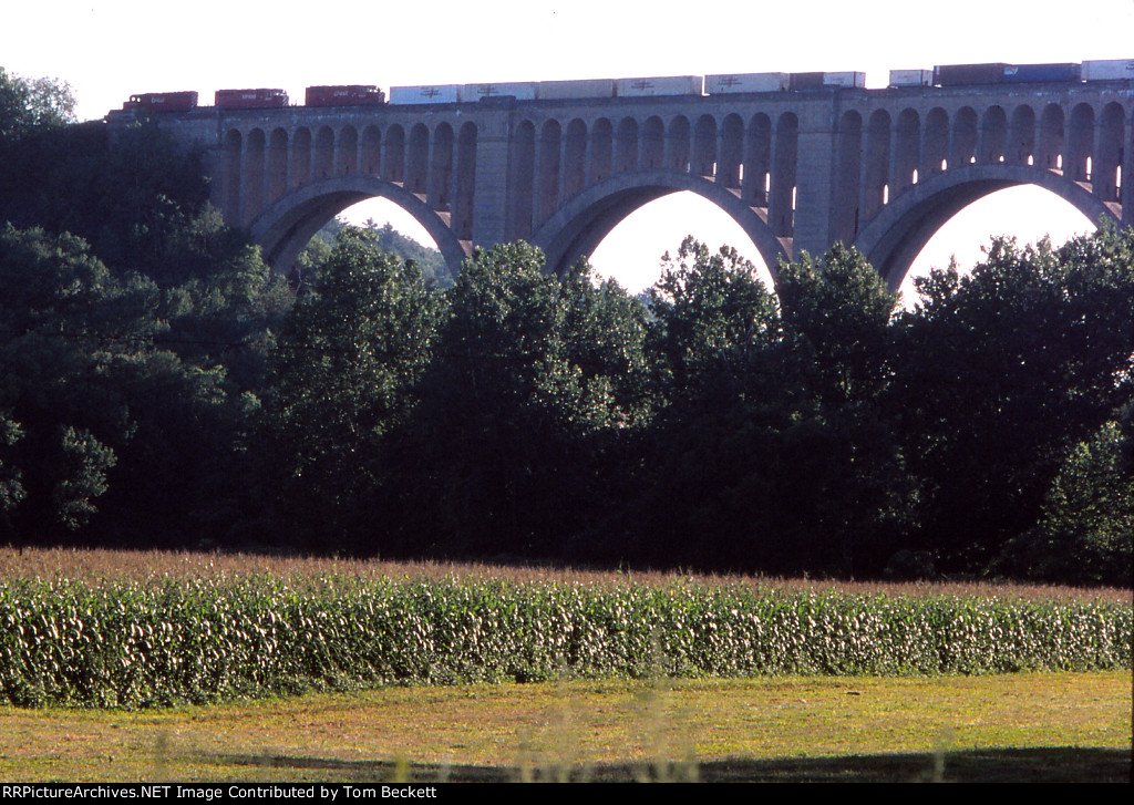 Silhouette on the bridge